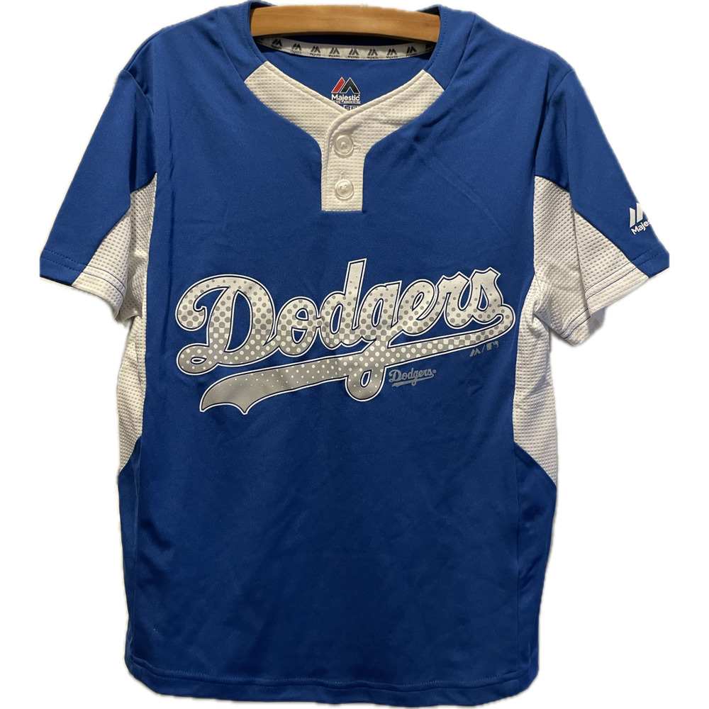 NWOT Los Angeles Dodgers Majestic Coolbase Jersey Youth Size Small